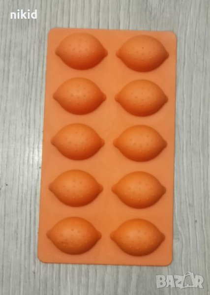 3D 10 бр лимон лимони малки силиконов молд форма мус фондан шоколад гипс , снимка 1