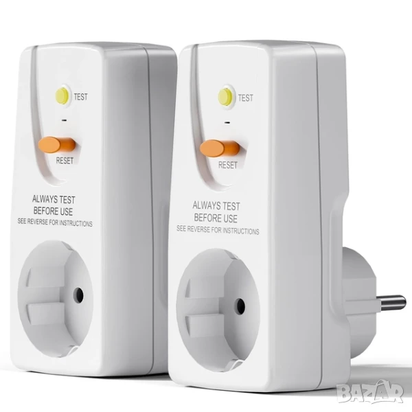 Kонтакт защита от токови удари 2бр. 220-250V AC, макс мощност 4000W, снимка 1