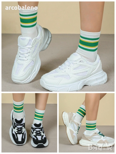 Дамски ниски маратонки, 3цвята , снимка 1