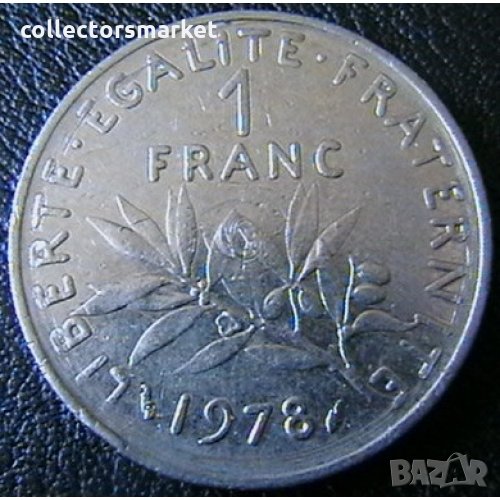 1 франк 1978, Франция, снимка 1