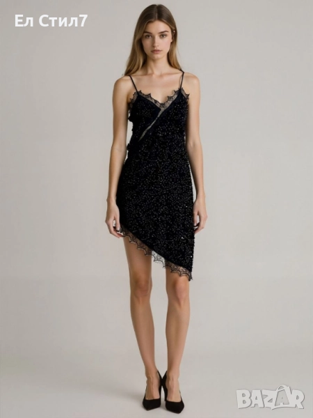 📌#Секси #рокля рокля с тънки презрамки и дантела Размер С М Цена 59лв/30.17 €, снимка 1