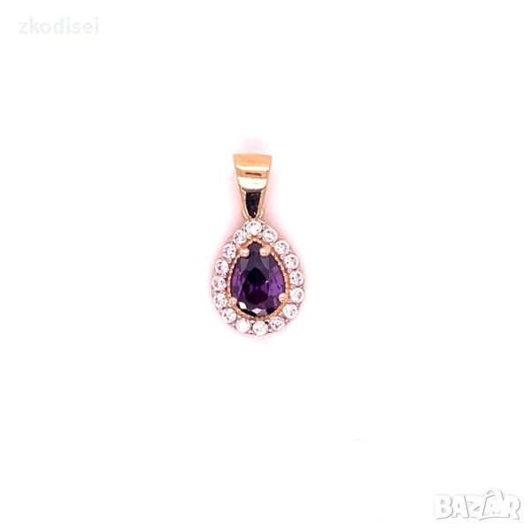 Златен медальон 1,33гр. 14кр. проба:585 модел:34404-4, снимка 1