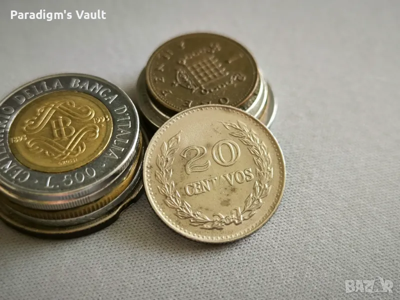 Монета - Колумбия - 20 центавос | 1970г., снимка 1