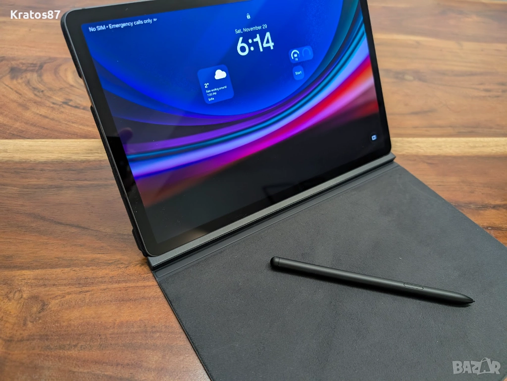 Samsung Galaxy Tab S9 5G 12GB RAM, 256GB + Smart Case, снимка 1