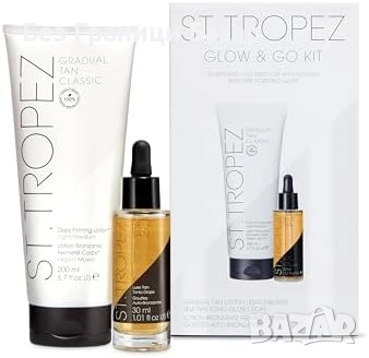 Нов St. Tropez Self Tan Комплект – Перфектен Бронзов Загар за жени лице, снимка 1