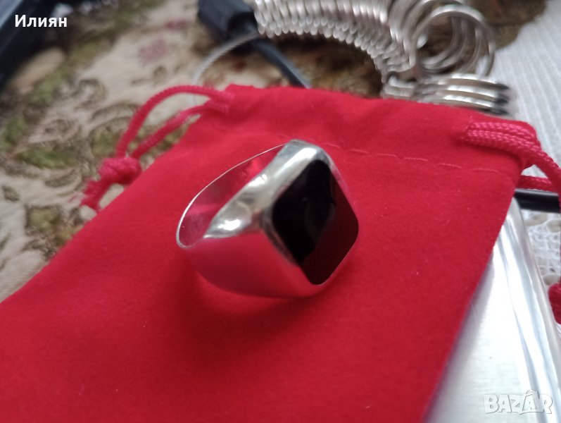 Мъжки  сребърен пръстен 925, снимка 1
