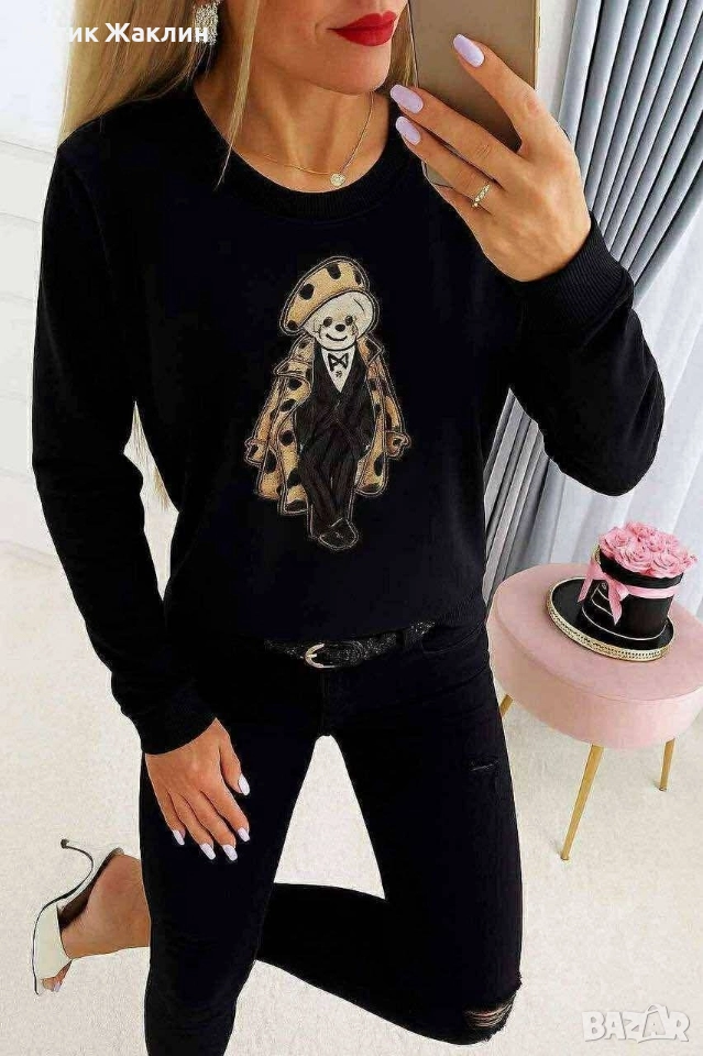 Спортна блуза с мече , снимка 1