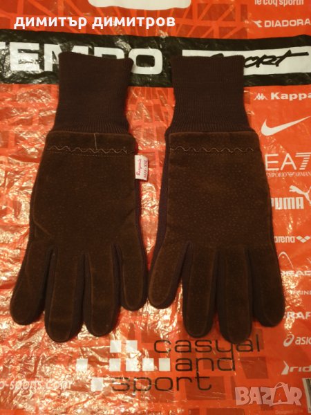  РЪКАВИЦИ ОТ ВЕЛУР ЗА ЗИМАТА С МЕКА ПОДПЛАТА, снимка 1