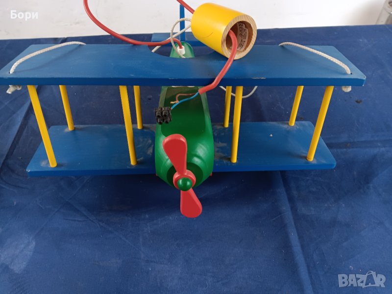 Немски детски дървен полилеи, снимка 1