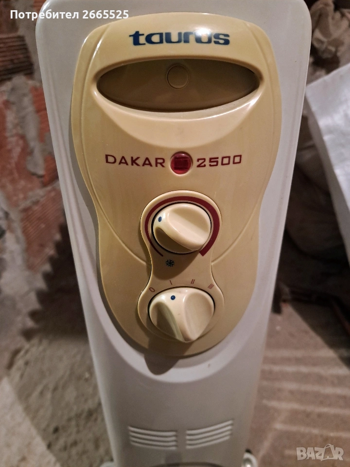 Маслен радиатор Taurus 2500 W. , снимка 1