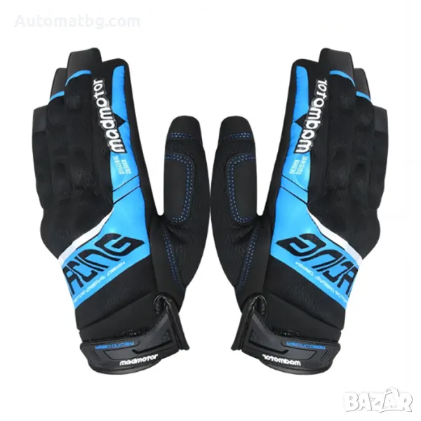 К-т мото ръкавици Automat, M, L, XL и XXL, Сини, снимка 1