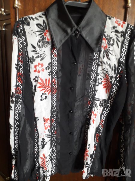 Дамска официална риза с дълъг ръкав, снимка 1