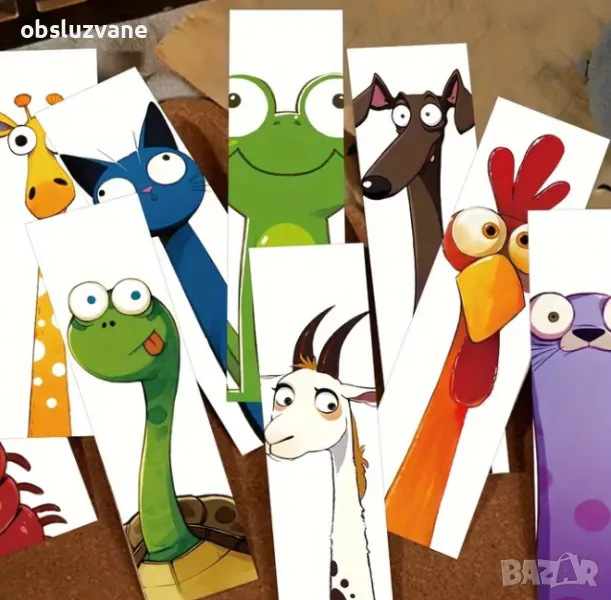 Маркери за книга от папие, 30 бр, снимка 1