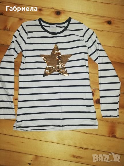 Детска блуза с пайети , снимка 1