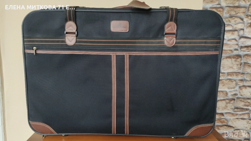 L.Lambertazzi голям куфар с 4 колелца, снимка 1