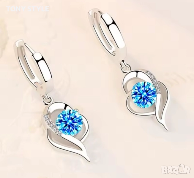 Нови Сребърни Дамски Обеци , снимка 1