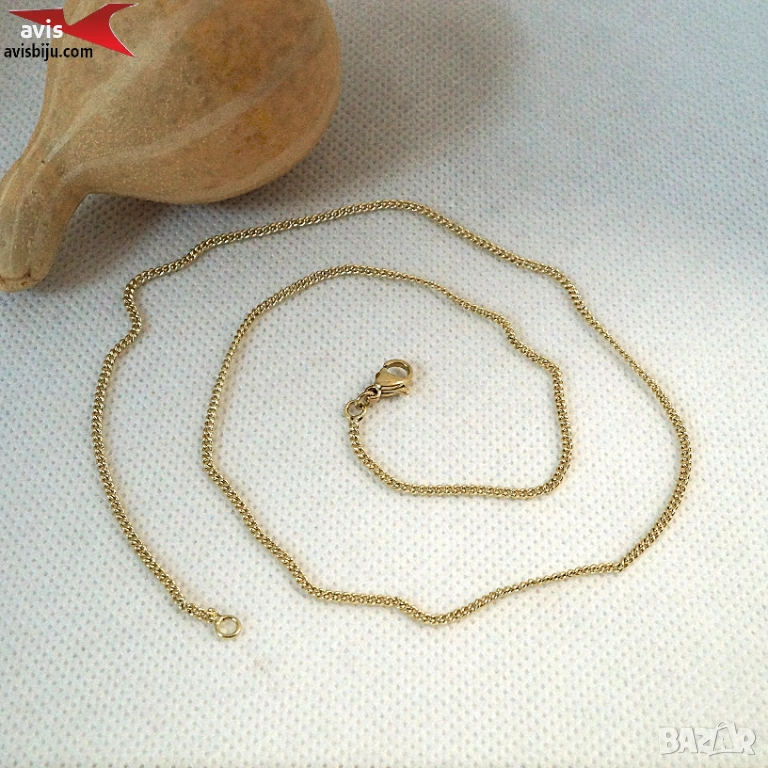 Синджир с 14К златно покритие 254554, снимка 1