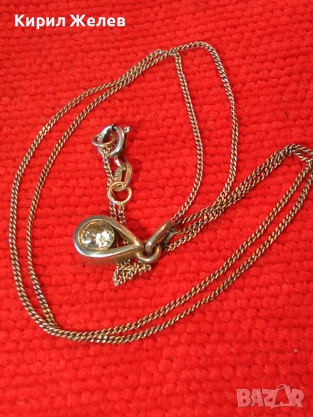 AVON 925 Марково СКЪПОЦЕННО СРЕБЪРНО ФЕШЪН АРТ КОЛИЕ СРЕБРО 925 ЕЙВЪН с БЯЛА ПОЗЛАТА и ЦИРКОН 37169, снимка 1