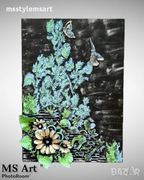 Интериорна #картина #пано #mixedmedia!, снимка 1