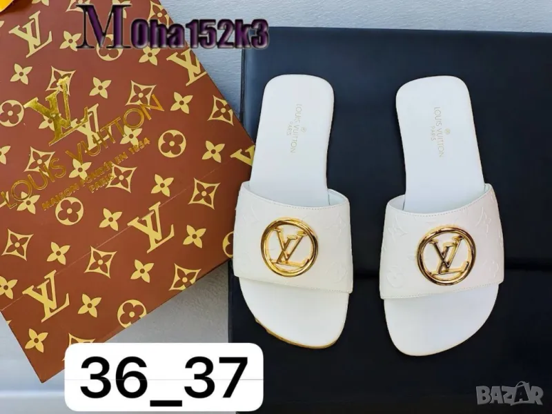 дамски чехли versace louis vuitton , снимка 1