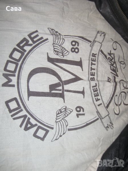 Кожено яке DAVID MOORE  мъжко,ХЛ-2ХЛ, снимка 1