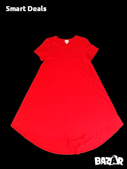 LulaRoe Миди ефирна рокля с къс ръкав, снимка 1