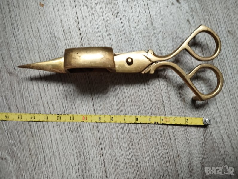 месингов гасител за свещи, снимка 1