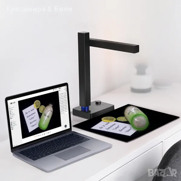 Скенер CZUR Shine 800 A3 Pro, Сензор HD CMOS 8M пиксели, Технология OCR , снимка 1
