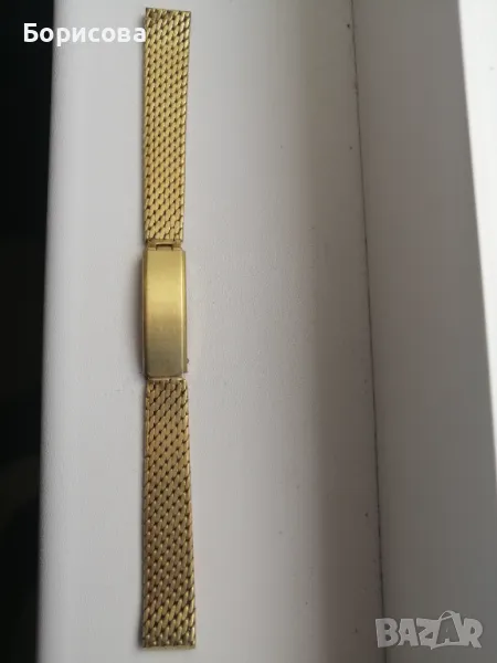 Верижка за дамски часовник от валцувано злато , снимка 1