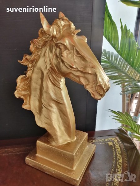 Статуетка конска глава в 2 цвята , снимка 1