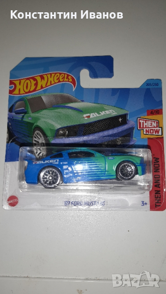 07 Ford Mustang  hot wheels , снимка 1