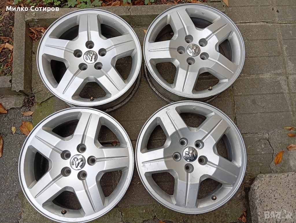 Оригинални Джанти от Додж Калибър стават за MAZDA 3 5 6 CX-3 CX-5, 17 цола,5х114.3 централен 67.1, снимка 1