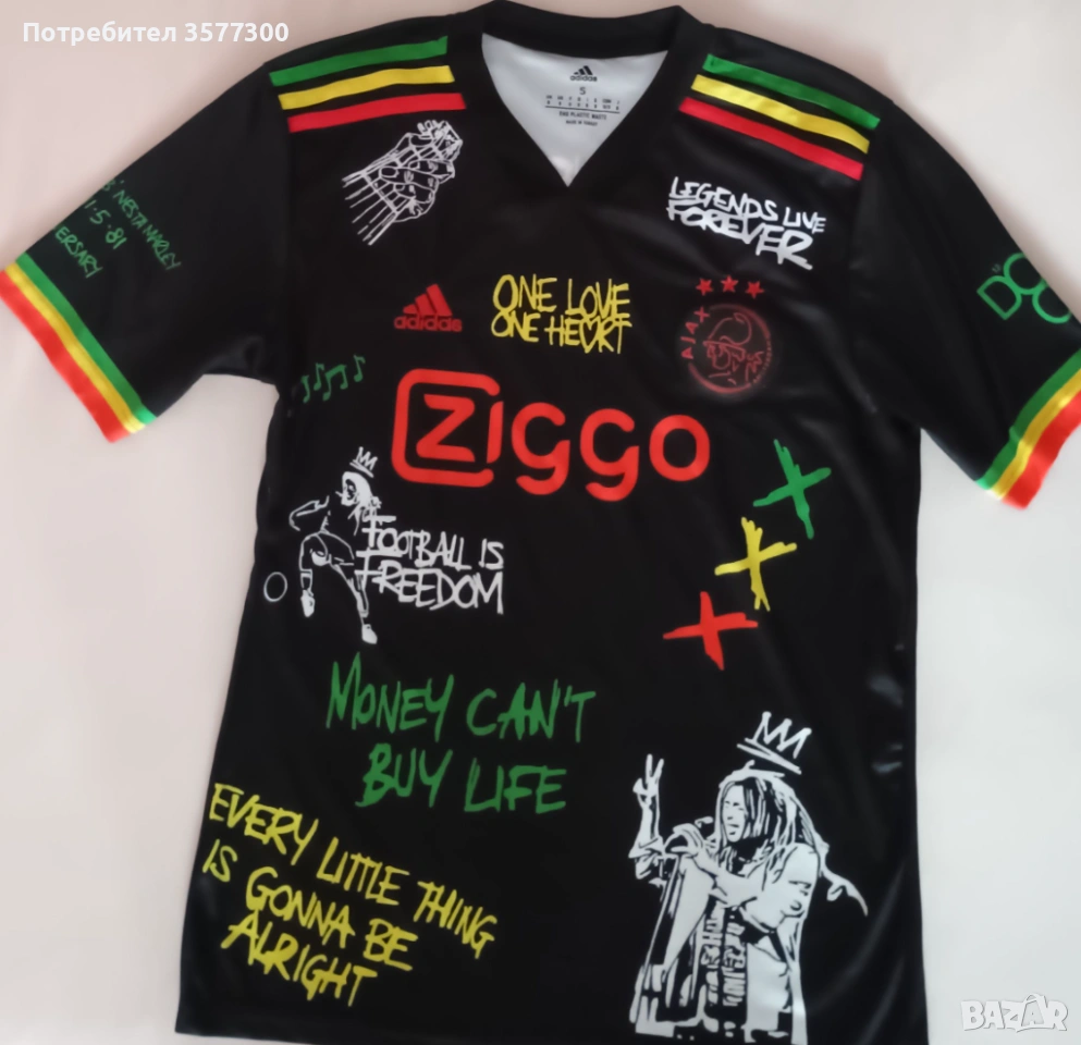 Adidas x Ajax x Bob Marley, снимка 1
