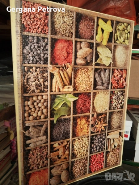 Нареден пъзел Подправки, снимка 1