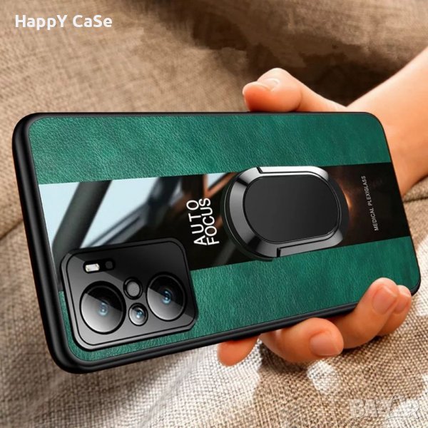 Xiaomi Poco X4 Pro / X3 Pro / M3 Pro 5G / X3 GT / PORSCHE Кожен кейс калъф гръб с пръстен, снимка 1