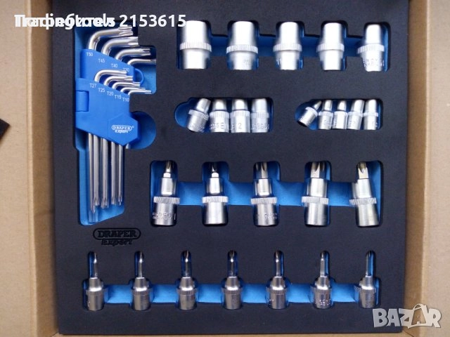 draper expert 1/4 3/8 1/2 35 части качествени камъни вложки тип звезда ъглови ключове, снимка 1