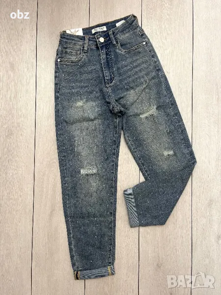 Ново! Дънки с камъчета, снимка 1