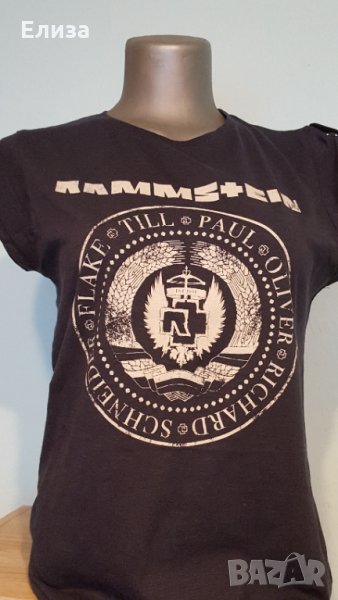 Оригинална дамска тениска на Rammstein, снимка 1