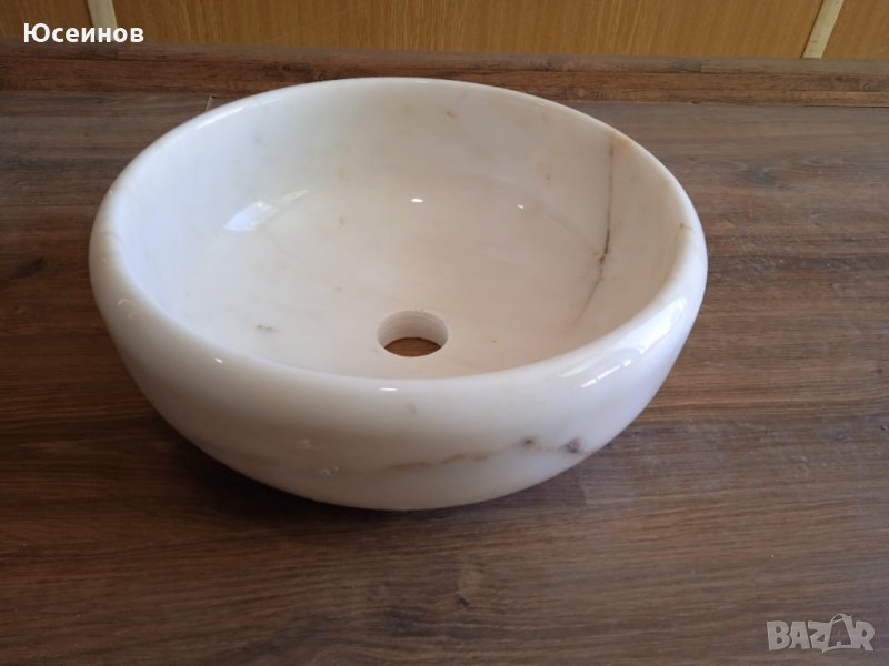 Мивка естествен камък - мрамор, снимка 1