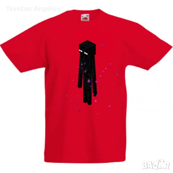 Детска тениска майнкрафт Minecraft Enderman 01, снимка 1