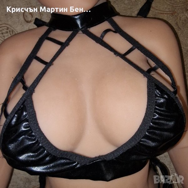 Кожено Бюстие /с м , снимка 1