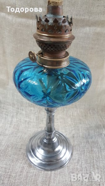 Старинна газена лампа, снимка 1