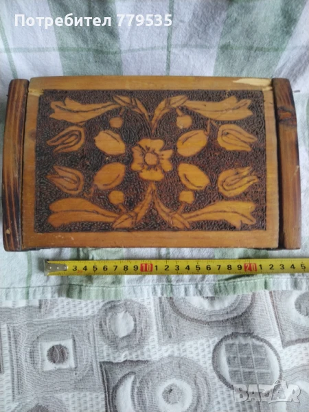 СТАРА ДЪРВЕНА КУТИЯ, снимка 1