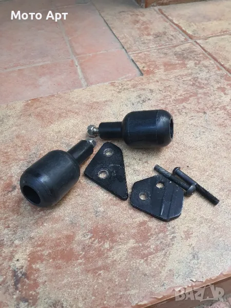 Kawasaki er6n Кавазаки ер6н 2014-2019 оригинални краш тапи защита Crash Bar Slider Слайдери, снимка 1