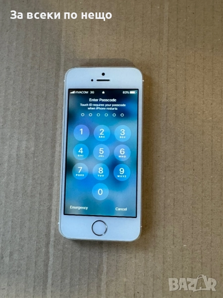 iphone 5s с Айклауд, снимка 1