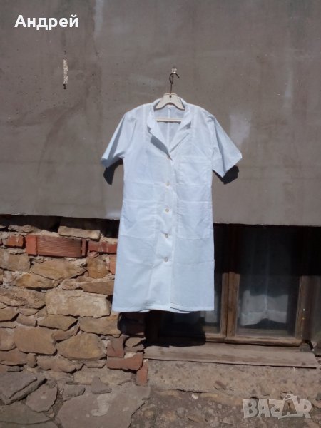 Стара Бяла работна престилка #2, снимка 1