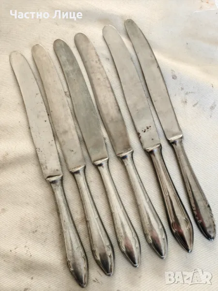 Шест Български Соц Ножове на Завод Петко Денев , снимка 1