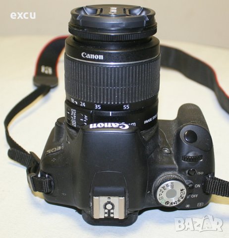 Фотоапарат Canon 500D с обектив Canon EF-S 18-55 IS II, снимка 2 - Фотоапарати - 42958465