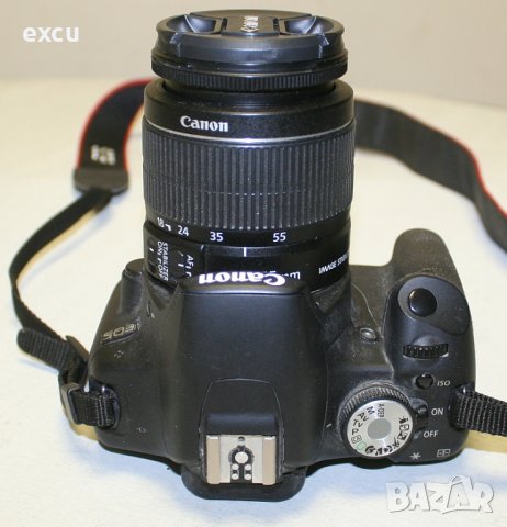 Фотоапарат Canon 500D с обектив Canon EF-S 18-55 IS II, снимка 2 - Фотоапарати - 42958465