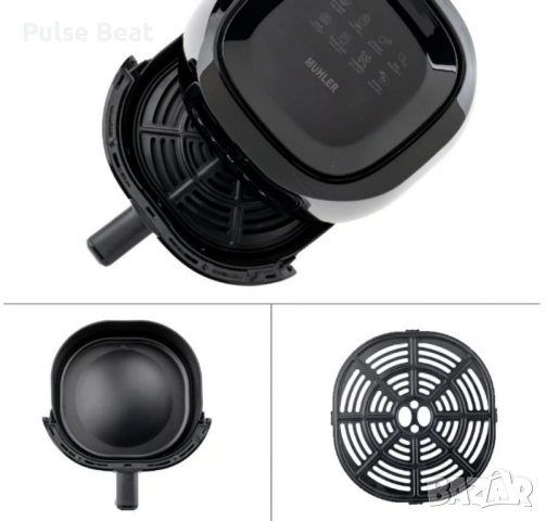 Фритюрник с горещ въздух MFX-415D, 4.2L, 1500W, дигитален, снимка 13 - Фритюрници - 52395182